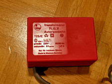 Bühler Transformator Trafo  5V  1,1A  5,5VA für Autorennbahn Auto Rennbahn n728