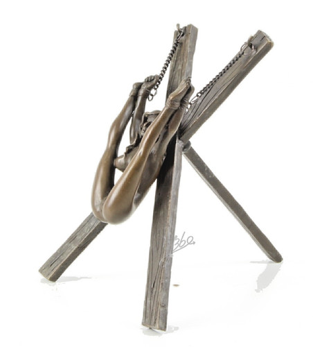 Bronze figur statue - figur, skulptur