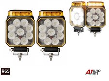 2X LED Arbeits- & Warnleuchte