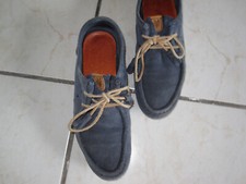 wie neu Marc O`Polo Leder Nubuk Mokassins blau Gr. 38