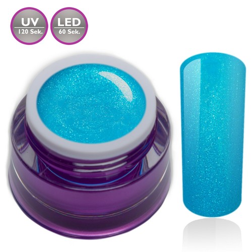 Farbgel glitter blau - farbgel, mermaid