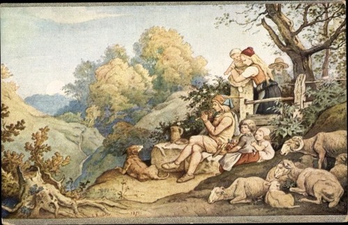 Künstler richter ludwig - ak,