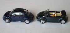 Wiking 035 VW New Beetle + Wiking 032 VW New Beetle Cabrio - Vitrinenmodelle