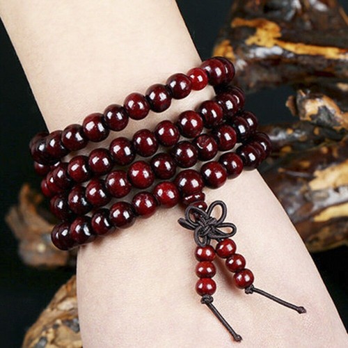 Sandelholz tibetanische mala - sandelholz,