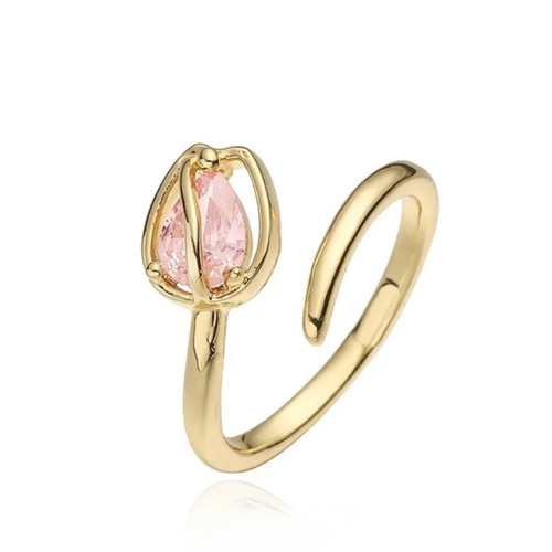 Damen ring gold vergoldet - gold,