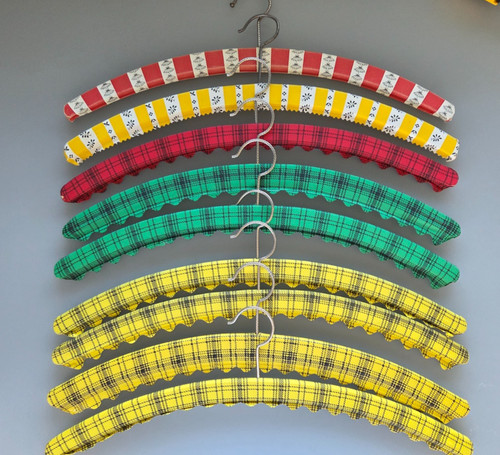 Vintage kleiderbügel - 9x,