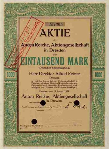 Anton reiche 1923 - reiche,