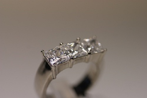 Fossil damen edelstahl ring - edelstahl,
