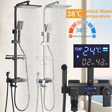 Edelstahl Duschset Thermostat