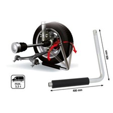 KS TOOLS Achs-/Gelenkspieltester 700.1465 Werkzeugstahl