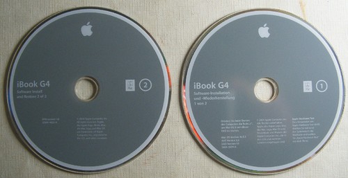 Mac ibook g4 - os, install
