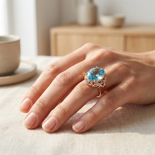 Brillant arctic blue aquamarin - arctic,