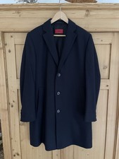 Wollmantel Herren Hugo Boss dunkelblau Gr 50 = L top NP 349€