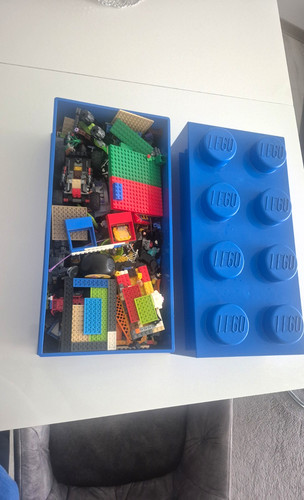 Lego aufbewahrungsbox blau mit - blau,