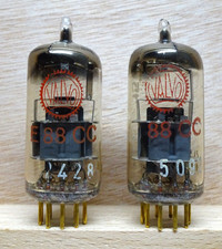 Pair: VALVO E88CC PHILIPS made