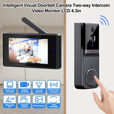 Türklingel mit Kamera WLAN Video Funkklingel Zwei-Wege-Gegensprechanlage