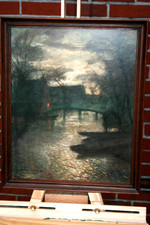 Winternacht an der Wümme