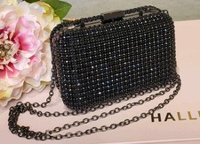 HALLHUBER  Damen Abendtasche Umhängetasche Tasche Clutch  Schwarz NEU
