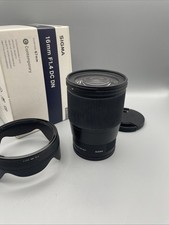 Sigma 16mm 1.4 DC DN - neuwertiger Zustand, überprüft - E-Mount Sony