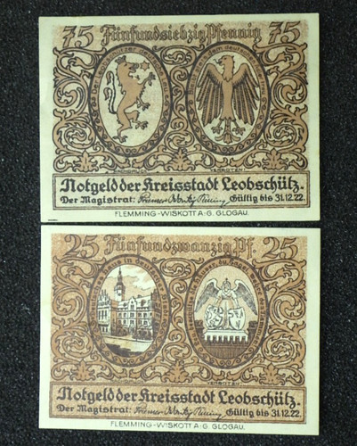 Notgeld polen schlesien - notgeld,