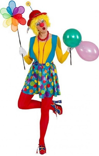 Clown rock harlekin kostüm - clown,