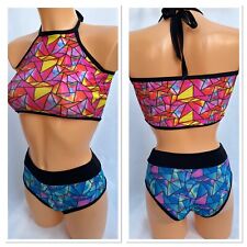 Halbfarbiges Rave Outfit Pole