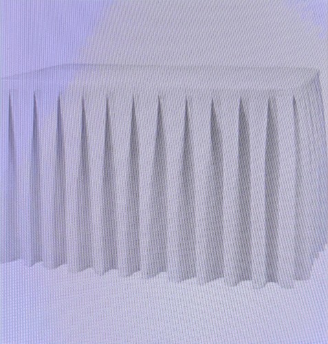 Skirting für buffet tisch - "skirting, buffet-tisch
