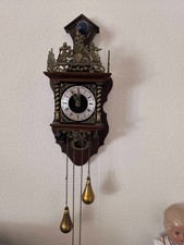 Zaanse Vintage-Wanduhr aus Holland Niederlande funktioniert