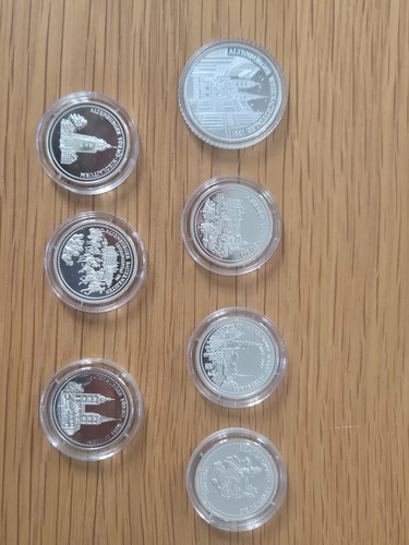 Konvolut silbermünzen stadt - konvolut,