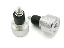 Lenkergewichte Stahllenker Lenkerenden für Yamaha silber