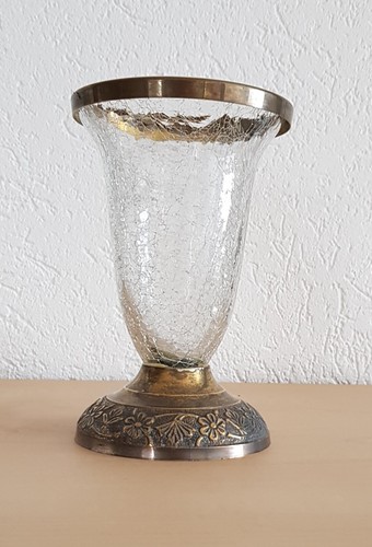 Krakelee glas kelch mit - krakelee, glas-kelch