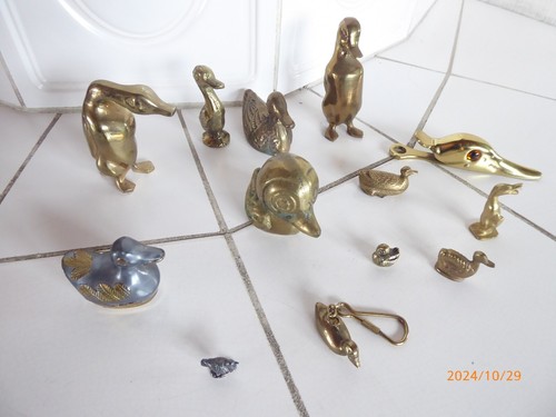 Konvolut messing enten - konvolut, messing-enten