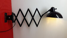 die große Kaiser Idell Original Scherenlampe Bauhaus Model 6714 schwarz K12
