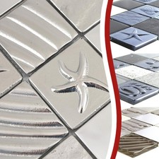 Muster Glas Edelstahl