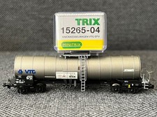 Spur N Minitrix 15265-04 VTG Knick-Kesselwagen silbern 4-achs. Epoche 5 KKK OVP