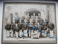 gross.Reservistenbild Berlin Spandau Garde vor Zitadelle ? m. Bierflaschen Bier