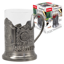 Teeglashalter mit Glas Tee Glashalter Geschenkidee Подстаканник 200 ml Russland 