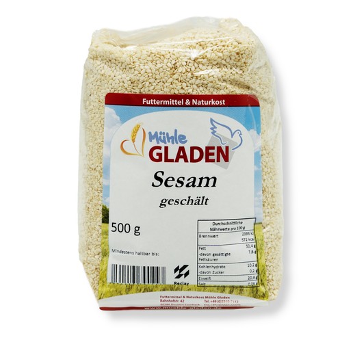 Gladen sesam geschält - -,