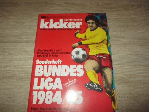 Kicker sonderheft bundesliga - sonderheft,