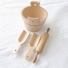 Holzzuber mit Zubehör  für