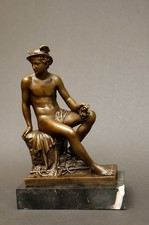 Bronze Skulptur Griechischer Gott ' HERMES/MERCURY' by RUCHOS- Limited Edition