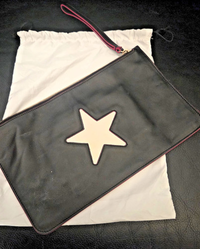 Schwarze ledertasche mit - ledertasche,