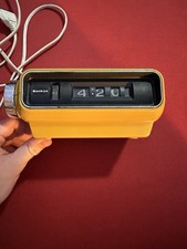 Vintage Sankyo Flip Clock Alarm DIGITAL 4000 - Made in Japan - Works - Rare!