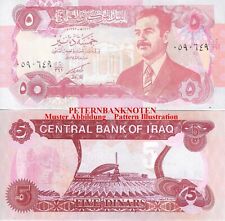 IRAK IRAQ 5 Dinars 1992 Unc