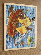 GOKI Holzpuzzle Piraten 96 Teile