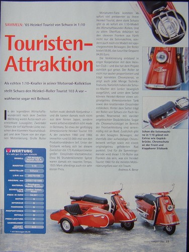 Heinkel tourist motorroller - tourist,