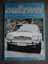 Magazin BMW Nullzwei Nr. 19 BMW 700 Motorsport 1600 E9 E3 Alpina