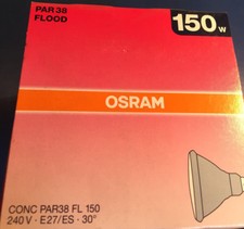 OSRAM CONC PAR 38 FL 150 150W STRAHLER LAMPE E27 240 V 30º FLOOD DIMMBAR !!!