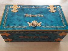 Antike Blechkiste ,Blechdose Meßmer Tee