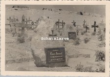 Foto Panzer Gr. Afrika, (DAK) Deutsch italienisch Friedhof Tobruk (MJ-43)1025